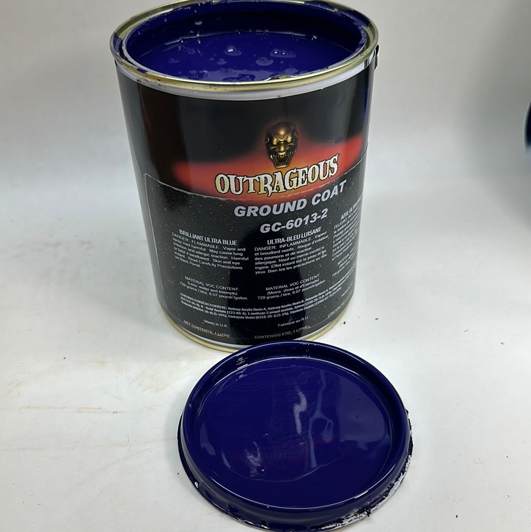 Outrageous Custom Paint BRILLIANT ULTRA BLUE 1:1 basecoat / PURPLE VIOLET