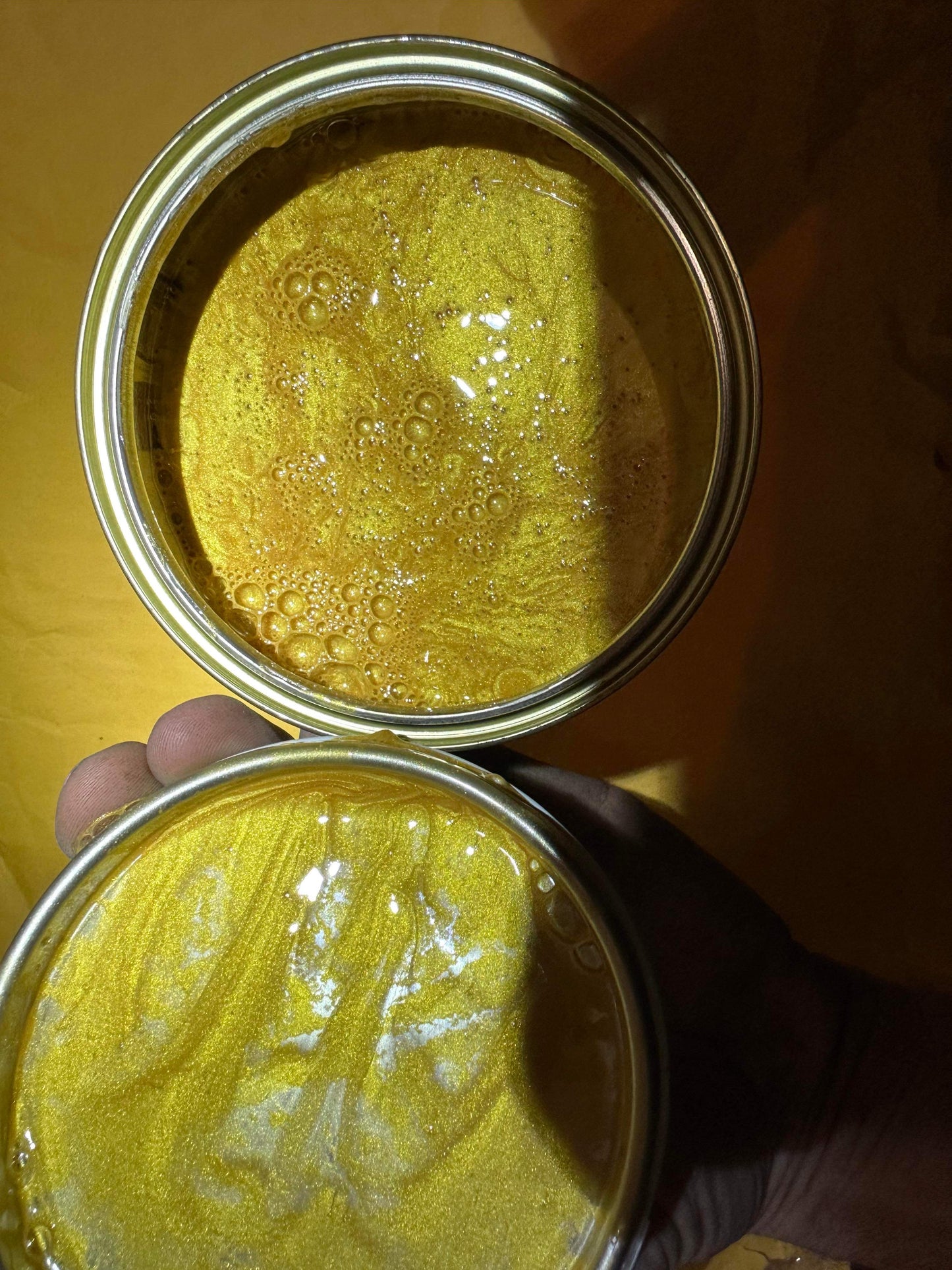 Outrageous SOLID PEARL LIGHT GOLD basecoat 1:1 mix