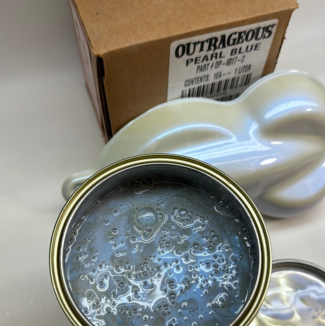 Outrageous PEARL BLUE GHOST PEARL, light blue Tri-coat three stage basecoat 1:1 mix