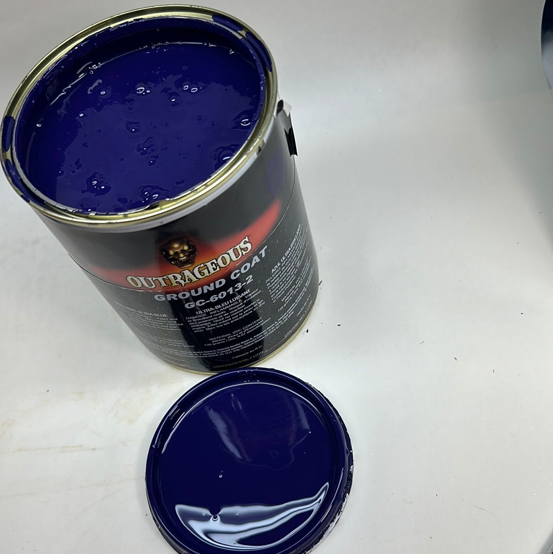 Outrageous Custom Paint BRILLIANT ULTRA BLUE 1:1 basecoat / PURPLE VIOLET
