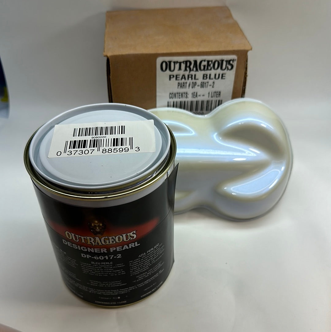 Outrageous PEARL BLUE GHOST PEARL, light blue Tri-coat three stage basecoat 1:1 mix