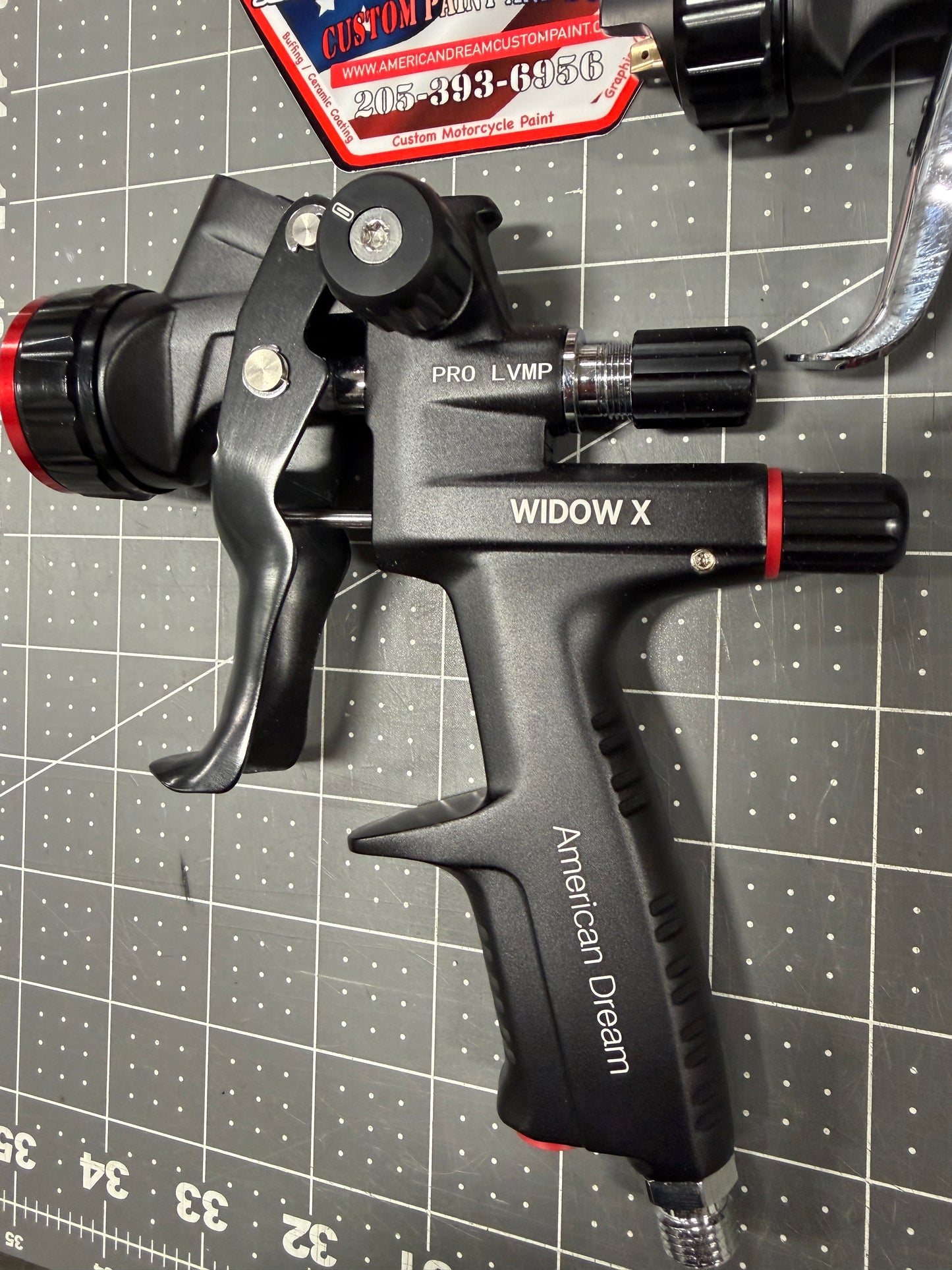 WIDOW X 1.3 LVMP new higher end PAINT GUN SPRAYER for clearcoat