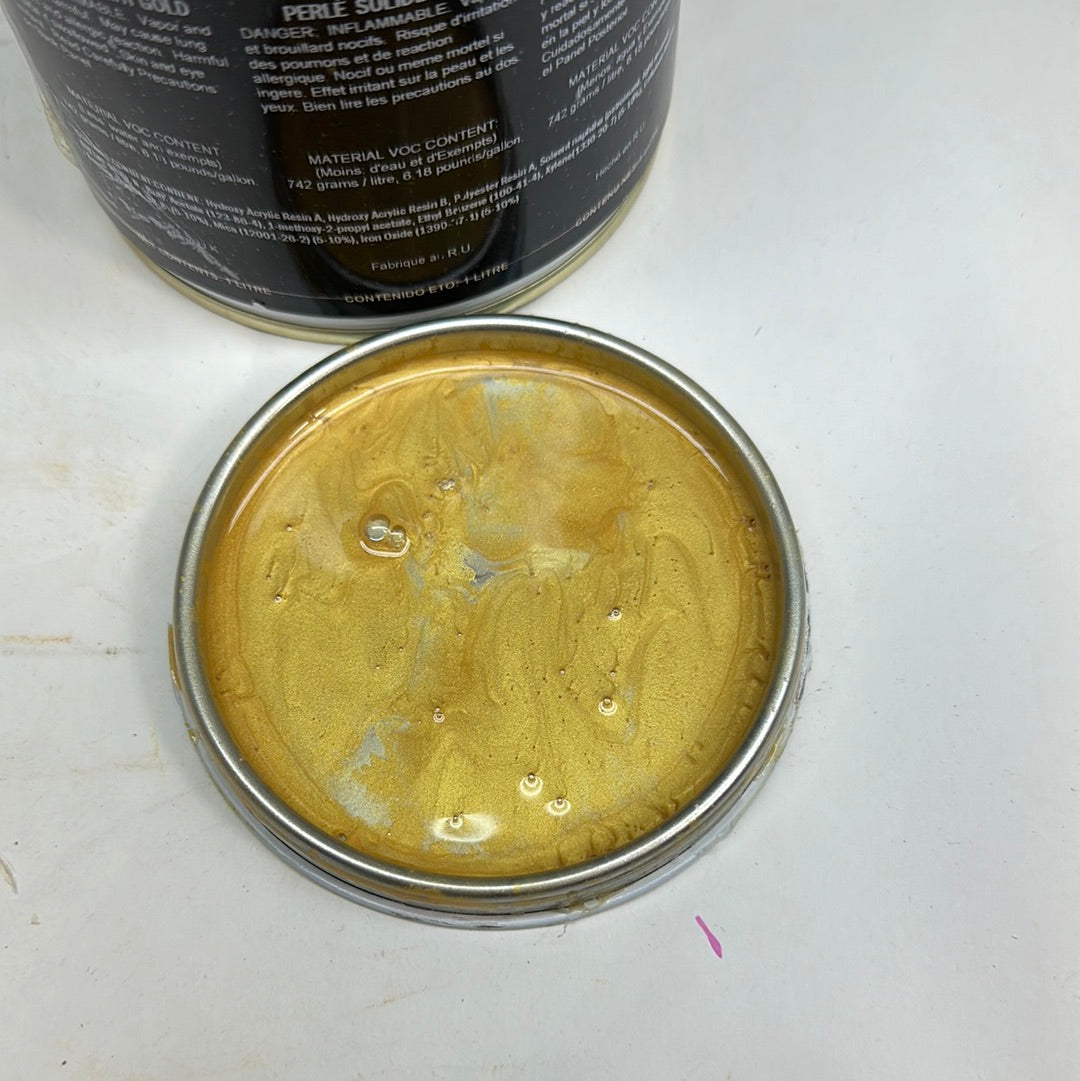 Outrageous SOLID PEARL LIGHT GOLD basecoat 1:1 mix