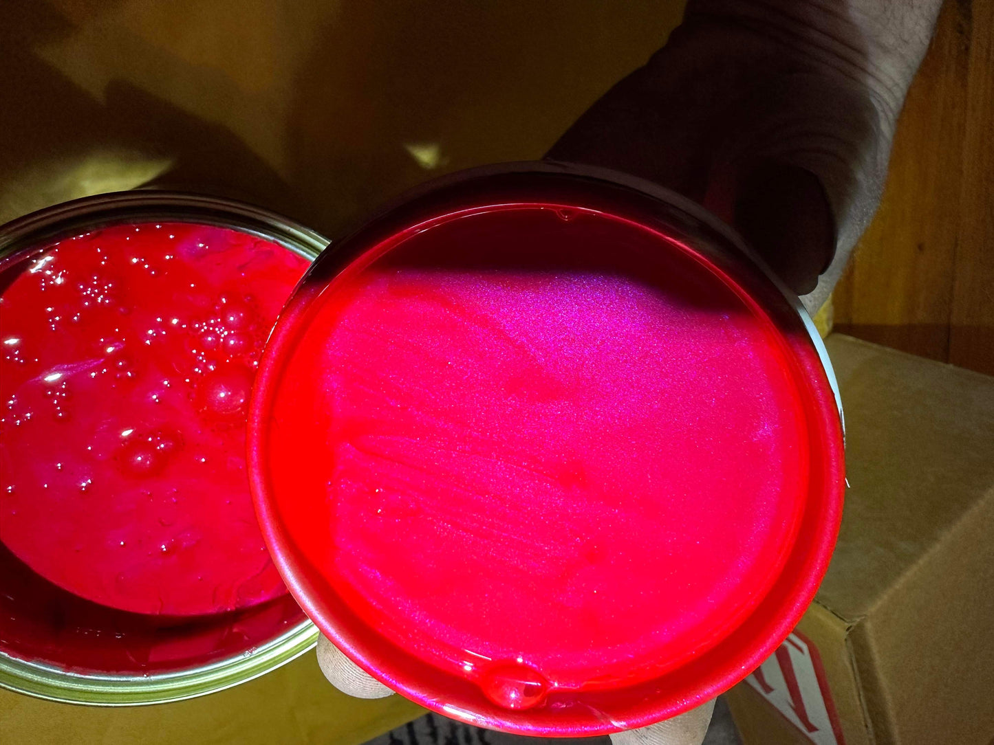 Outrageous MONZA RED PEARL basecoat 1:1 mix