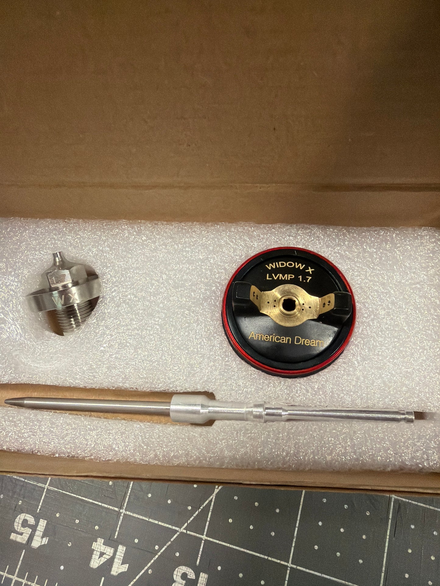 WIDOW X Needle / Nozzle / Cap KITS all sizes 3 pc kit 1.3 1.4 1.7 2.0 2.5mm tips