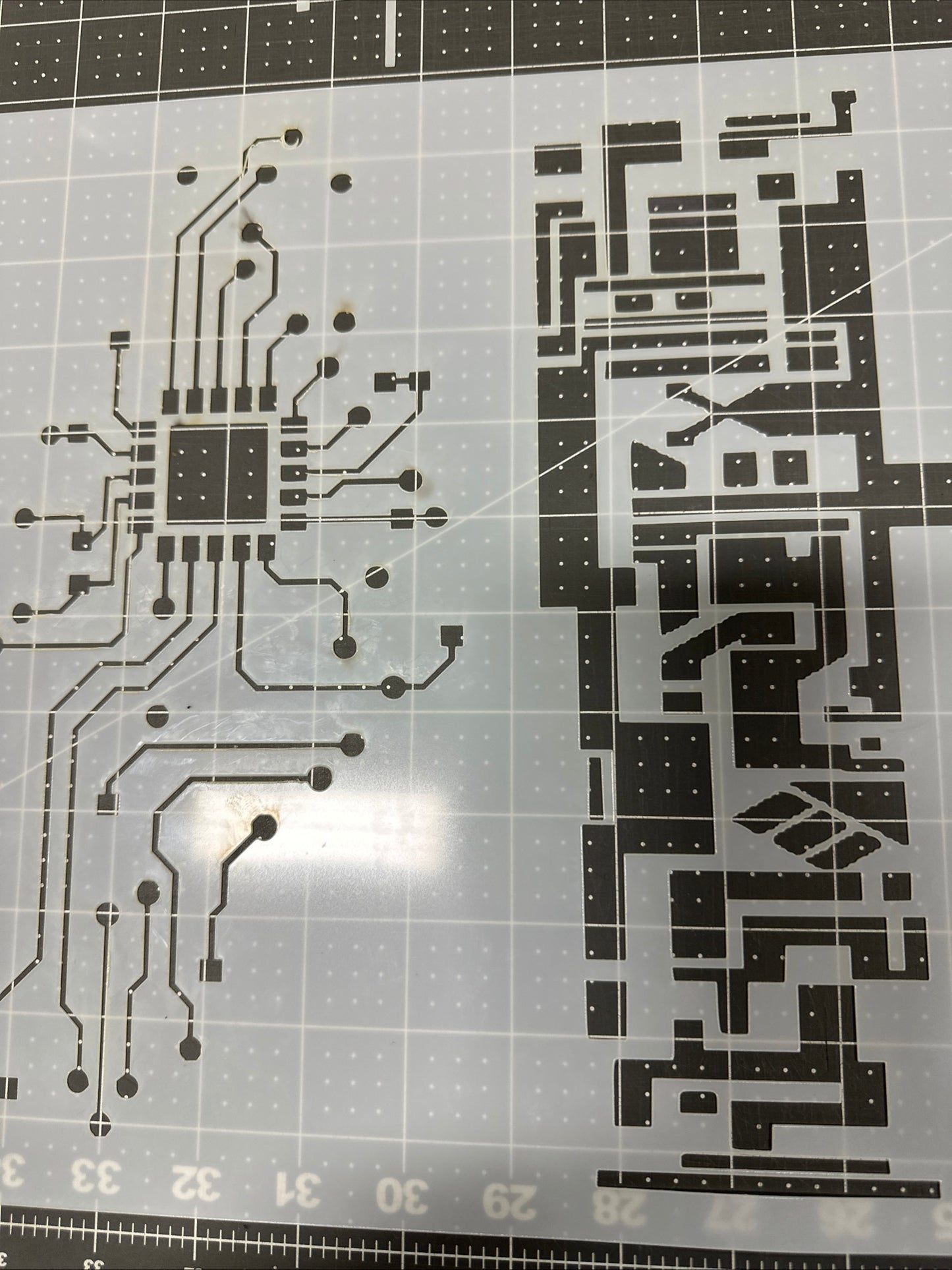 Computer Electronic Circuits 3 12” AIRBRUSH Paint STENCIL Reusable