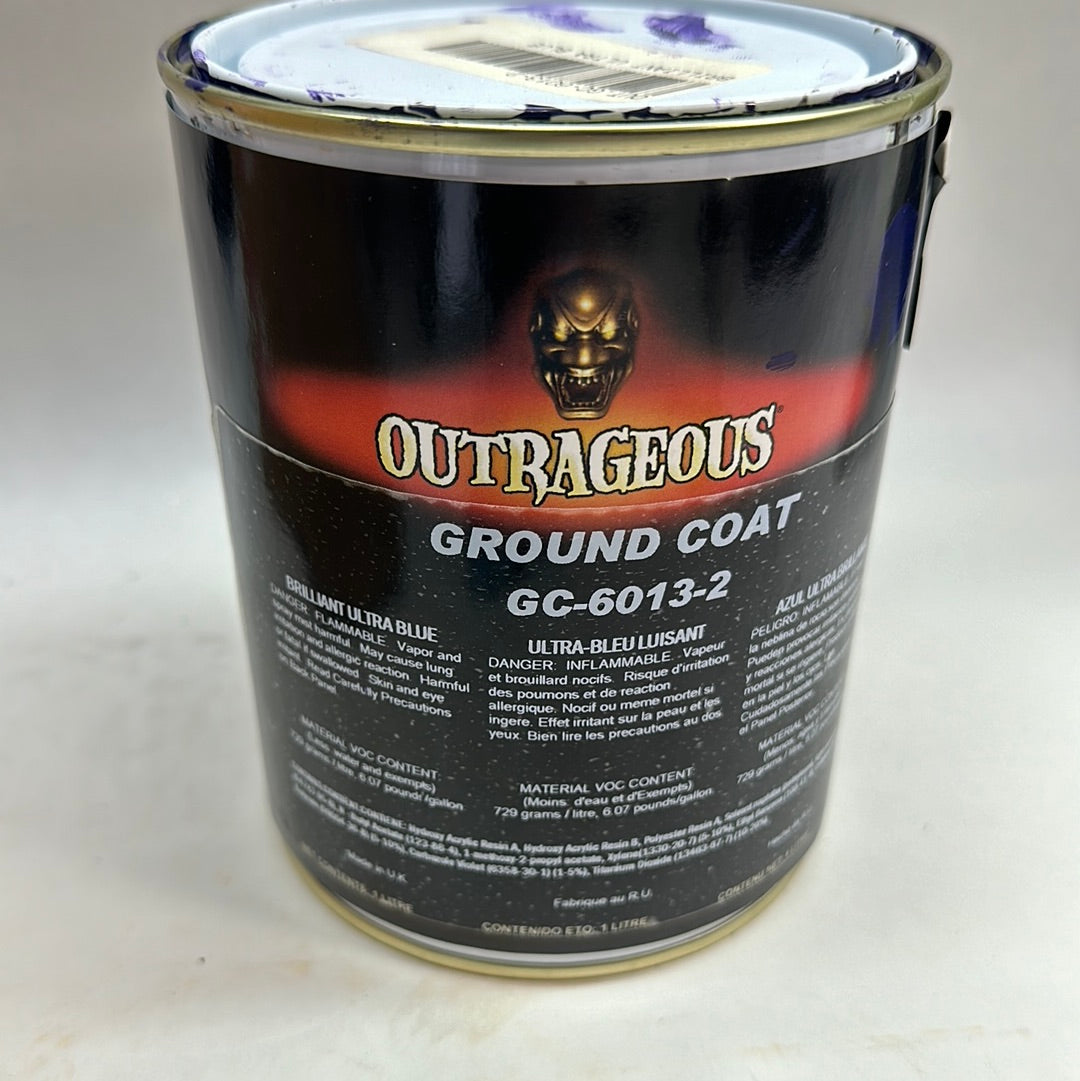 Outrageous Custom Paint BRILLIANT ULTRA BLUE 1:1 basecoat / PURPLE VIOLET