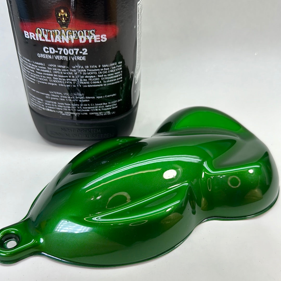 OUTRAGEOUS CANDY GREEN CONCENTRATE 4 oz & LITER 8:1 Mix