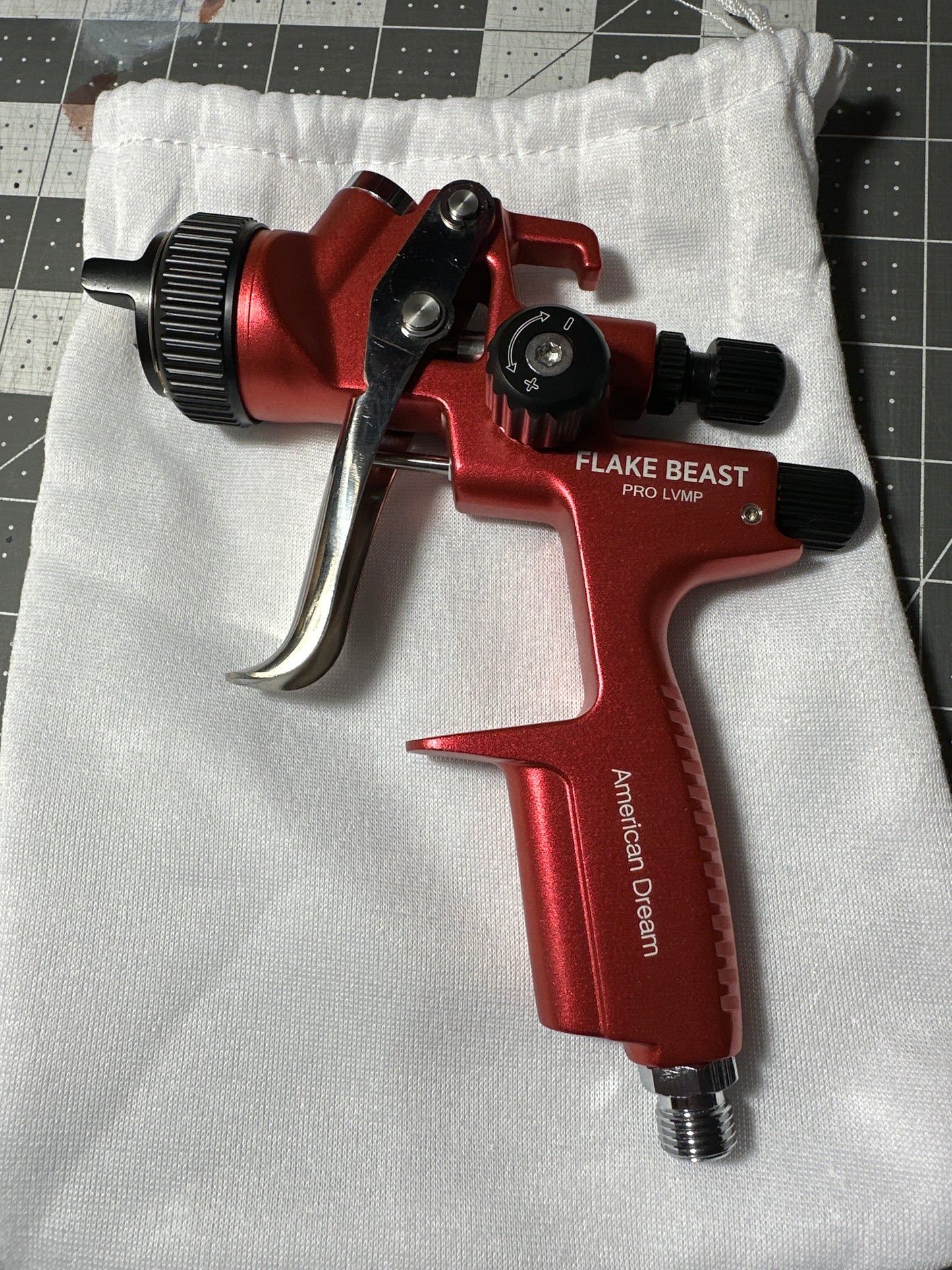 PRESALE!!! FLAKE BEAST 2.5mm LVMP PAINT GUN SPRAYER for FLAKES, SUPER HIGH BUILD PRIMER, POLYESTER FILLER