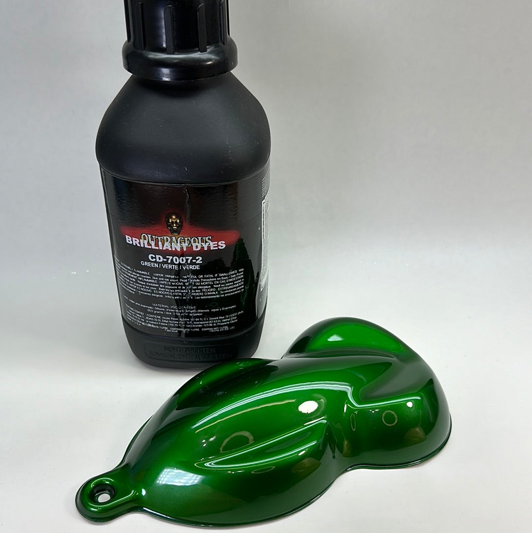 OUTRAGEOUS CANDY GREEN CONCENTRATE 4 oz & LITER 8:1 Mix