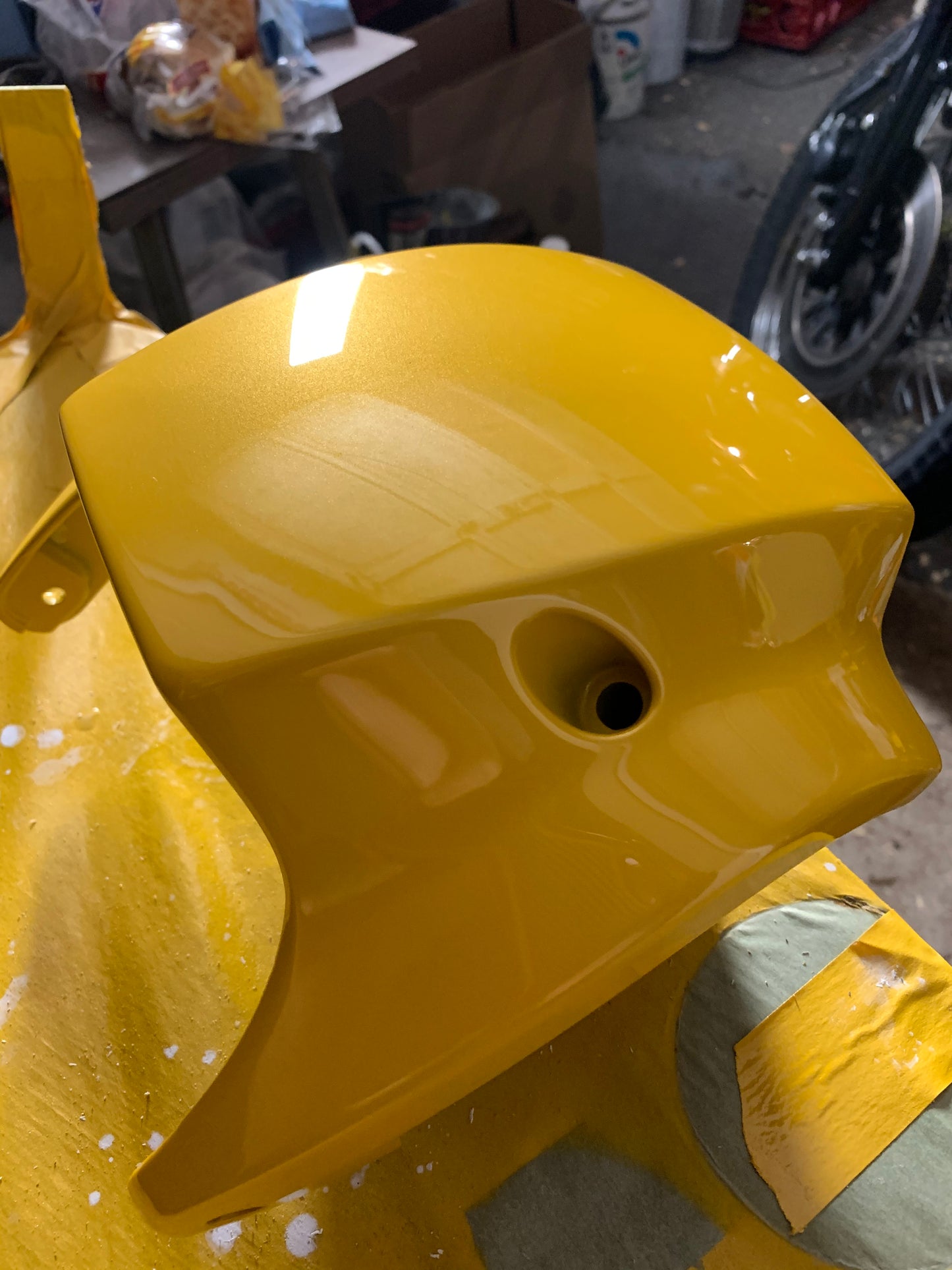 Outrageous Custom Paint SPEED YELLOW, bright yellow basecoat