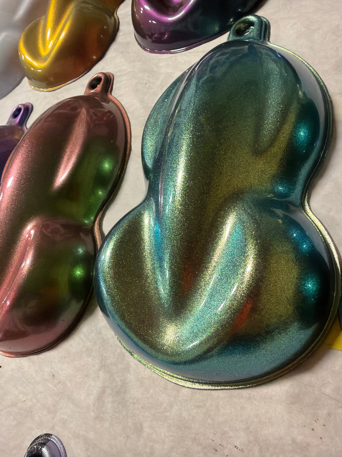 Chameleon Pearl 50 Grams Large Bag Lots of Colors, FLIP FLOP dry pearl