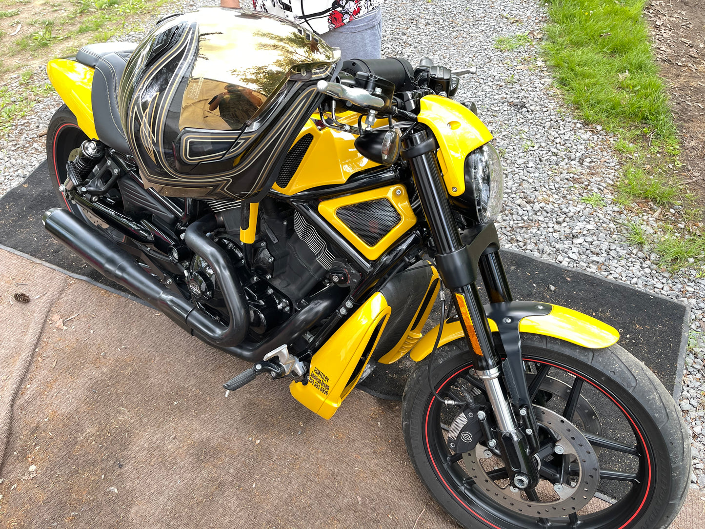 Outrageous Custom Paint SPEED YELLOW, bright yellow basecoat