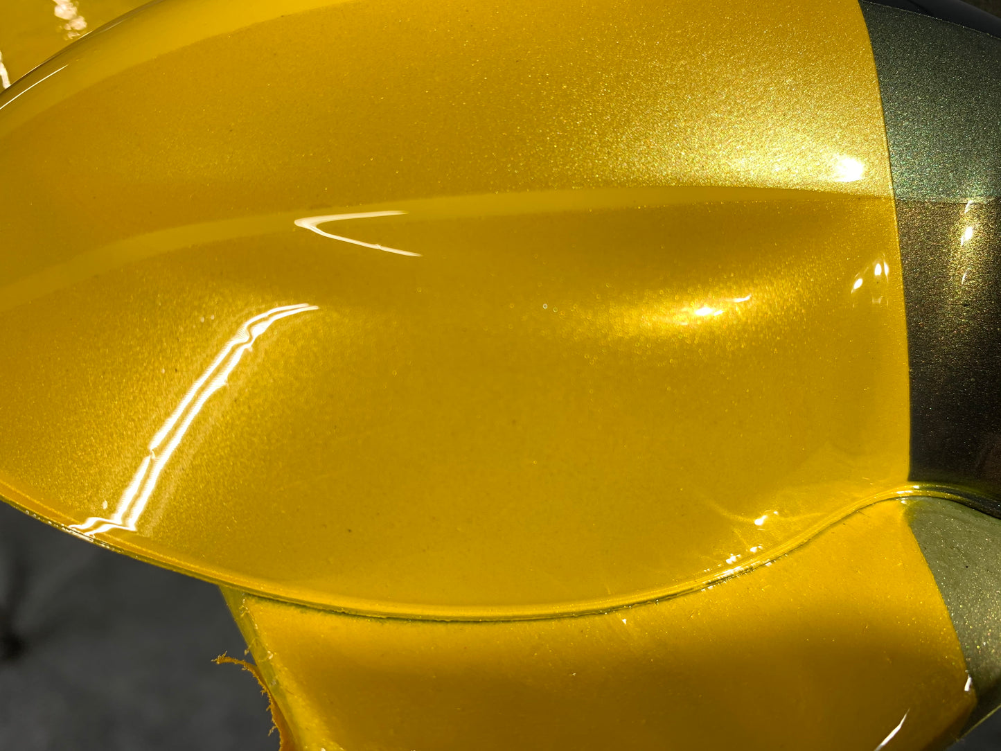 Outrageous Custom Paint SPEED YELLOW, bright yellow basecoat