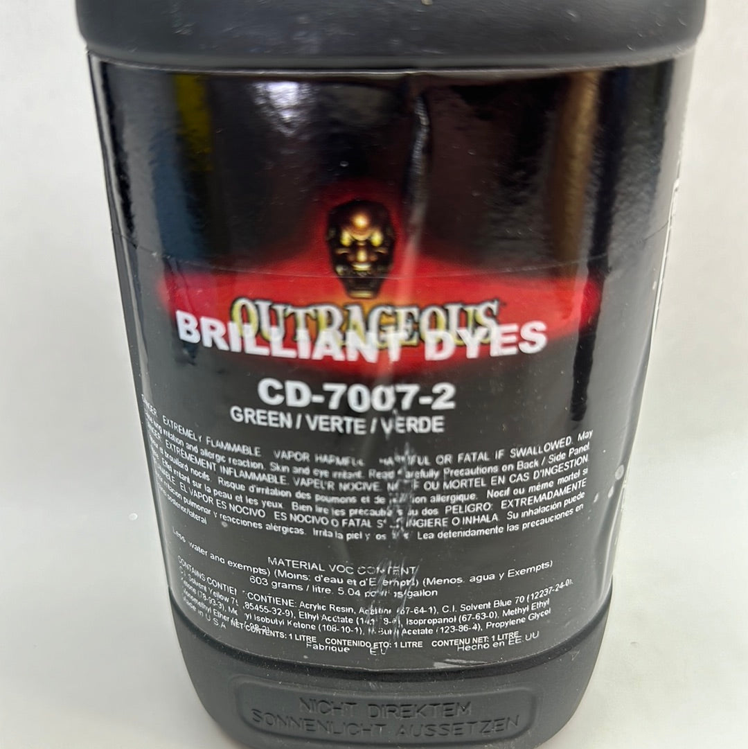 OUTRAGEOUS CANDY GREEN CONCENTRATE 4 oz & LITER 8:1 Mix