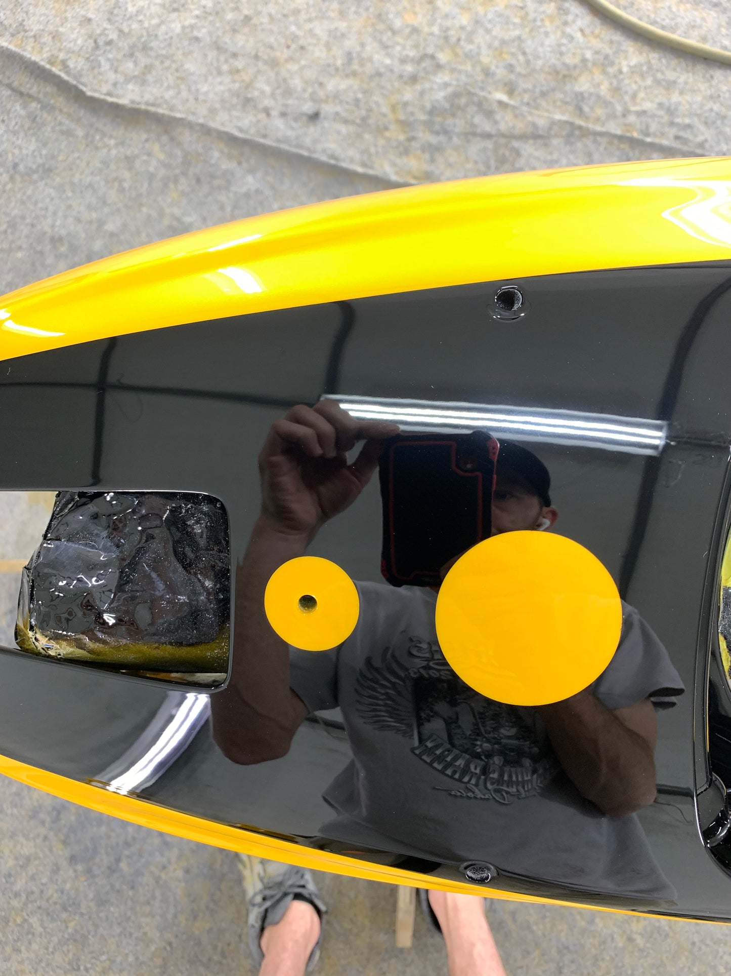 Outrageous Custom Paint SPEED YELLOW, bright yellow basecoat