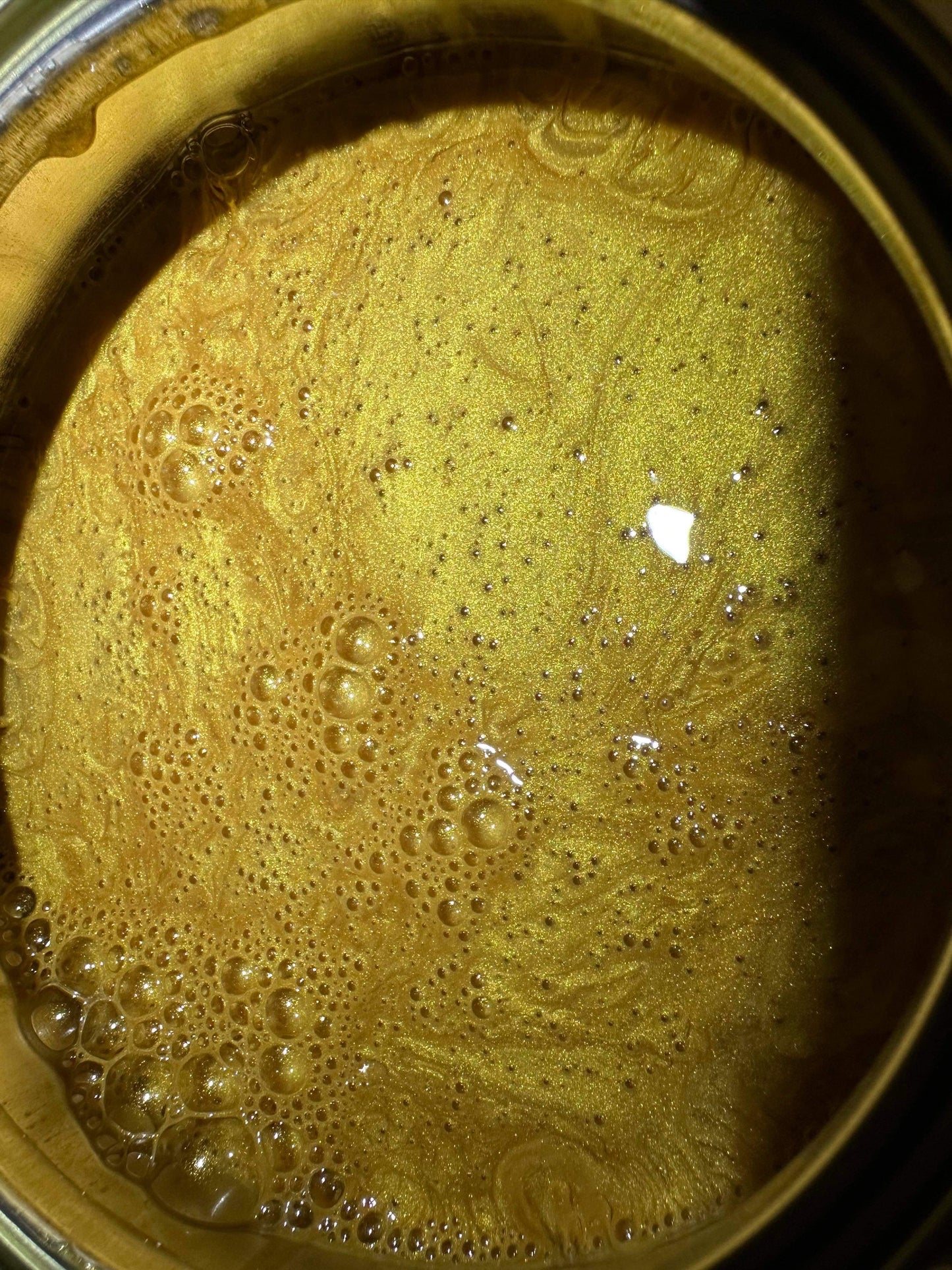 Outrageous SOLID PEARL LIGHT GOLD basecoat 1:1 mix
