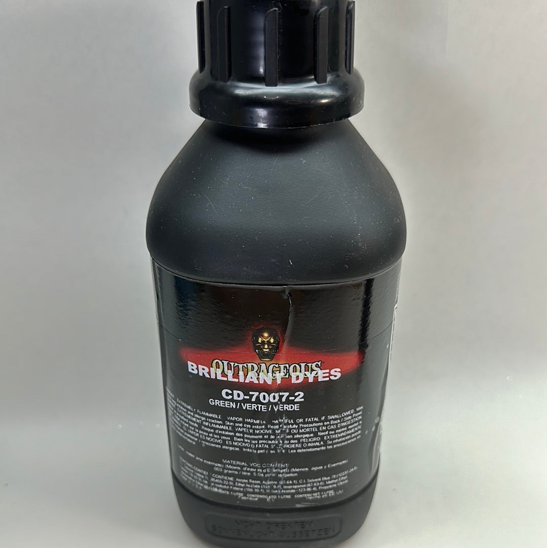 OUTRAGEOUS CANDY GREEN CONCENTRATE 4 oz & LITER 8:1 Mix