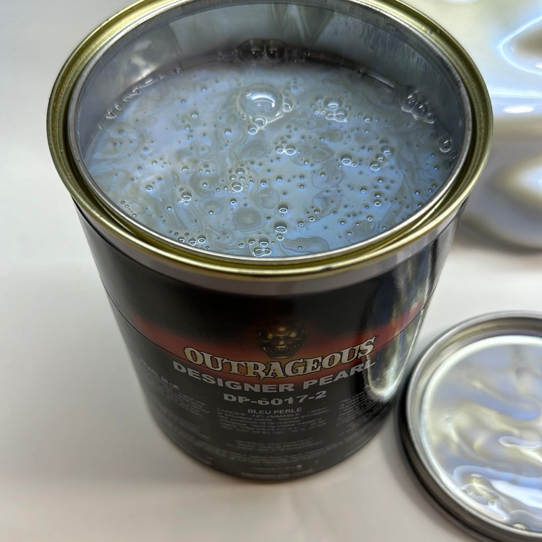 Outrageous PEARL BLUE GHOST PEARL, light blue Tri-coat three stage basecoat 1:1 mix