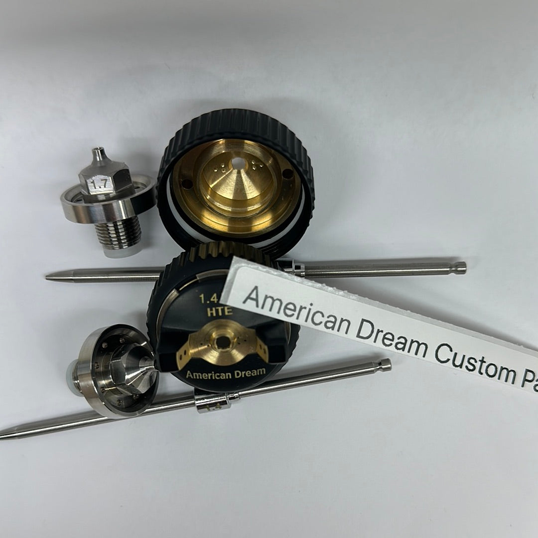 Needle / Nozzle / Cap KITS 3 pc set for FLAKE BEAST or PRIME BEAST 1.3 1.4 1.7 2.0 2.5mm tips