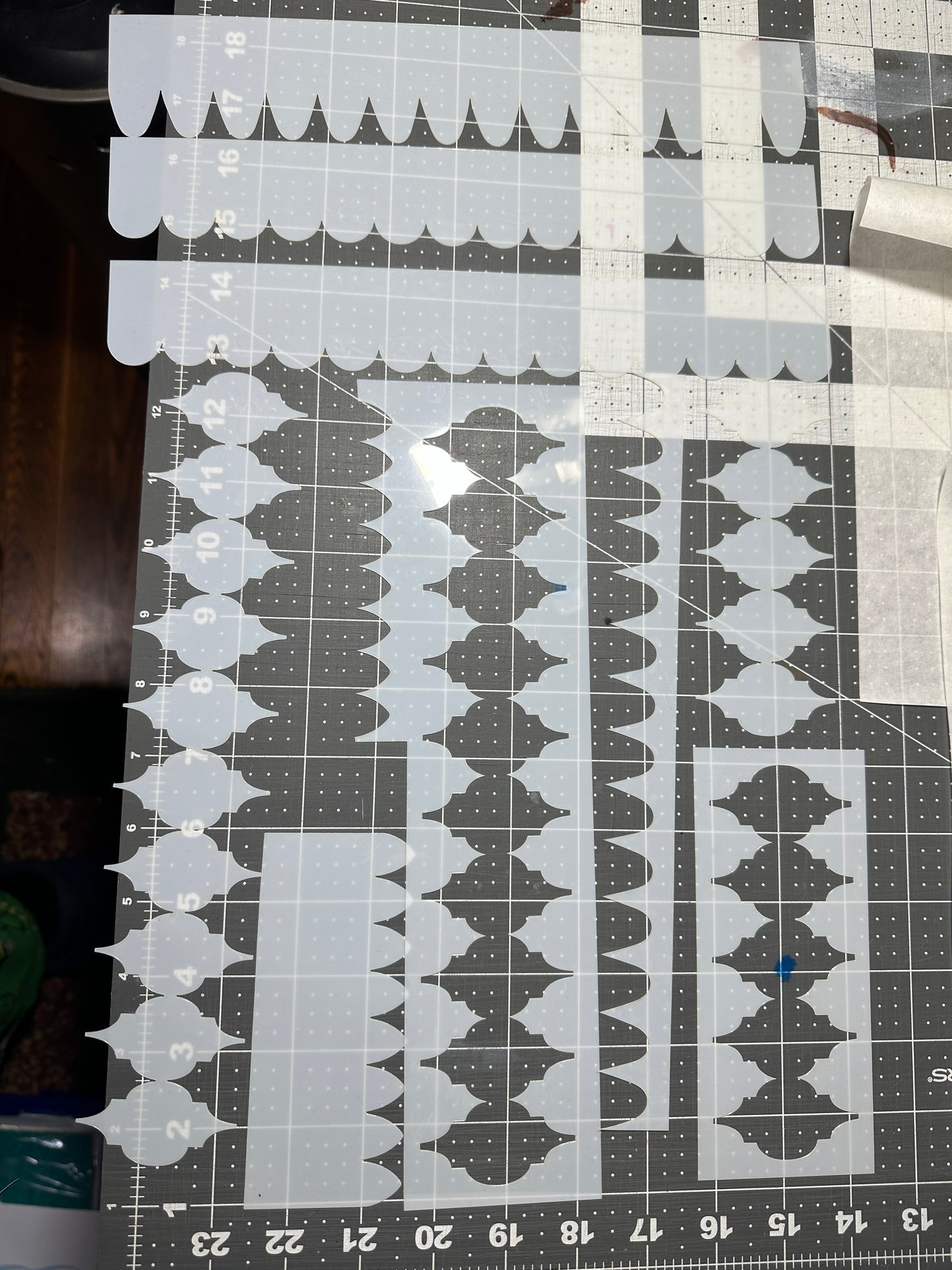 Fish Scales strips & Moroccan 8pc set MYLAR reuseable