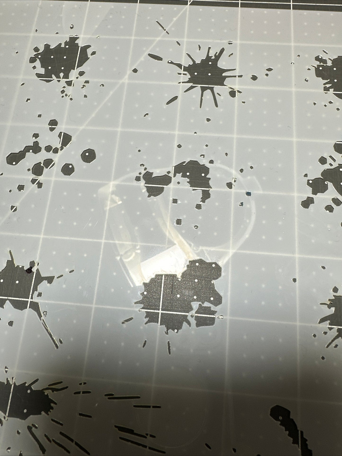 Drips Drops Splatter Splat AIRBRUSH Paint STENCIL SET 25 Designs Mylar 10mil 12x12”