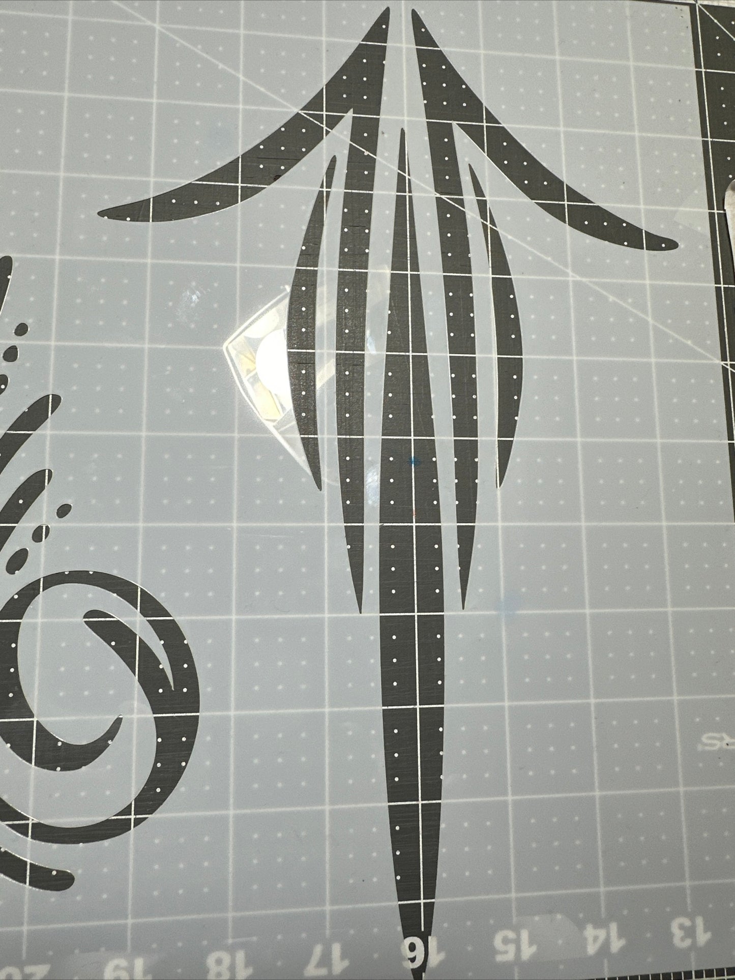 Pinstripes 2 designs 12x12” MYLAR Reuseable