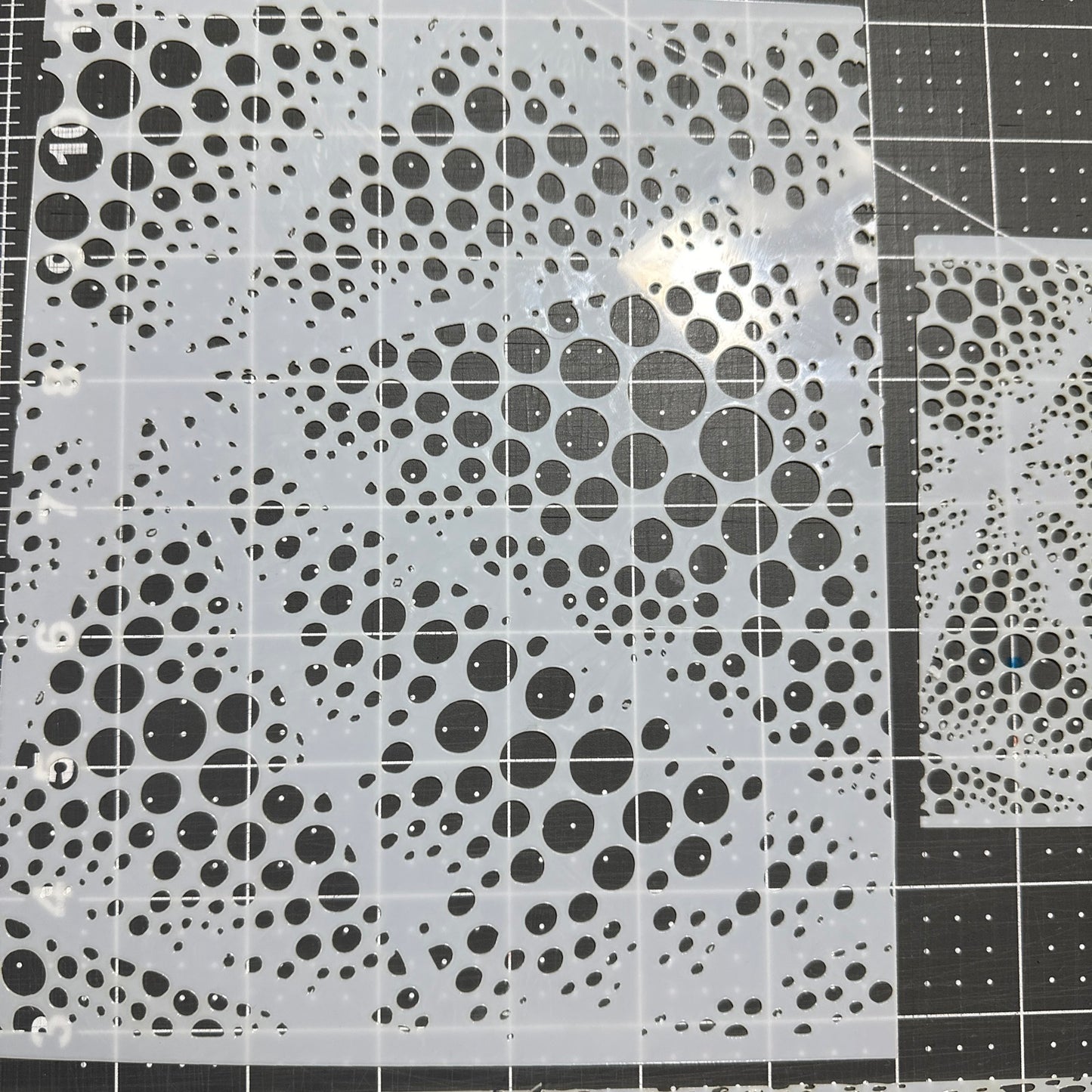 Water Drops Coral 3pcs AIRBRUSH Custom Paint STENCIL STENCILS Mylar 10mil Reusable