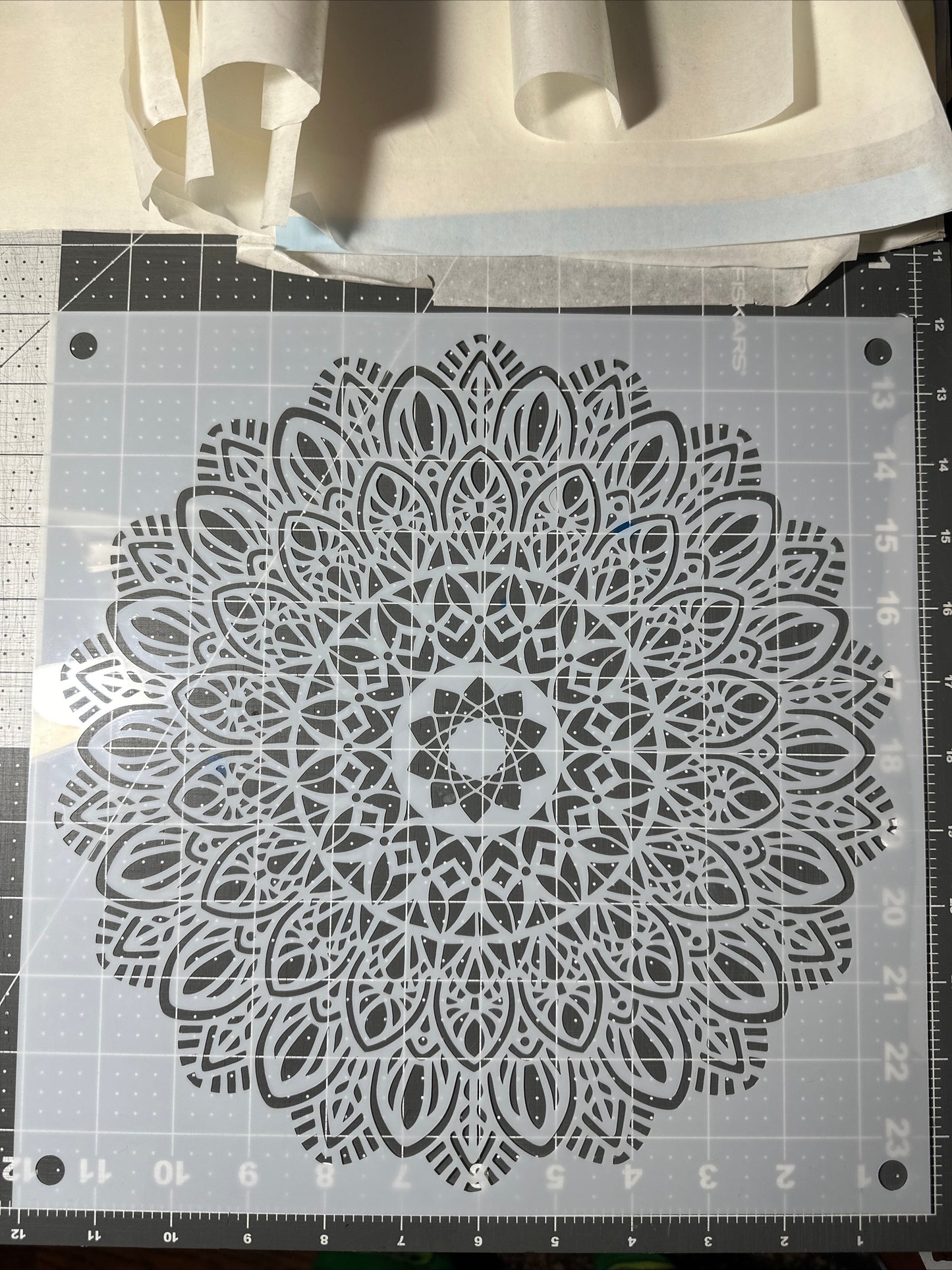 9pc MANDALA FULL SET 12” LG AIRBRUSH Custom Paint STENCILS Mylar Reusable Stencil