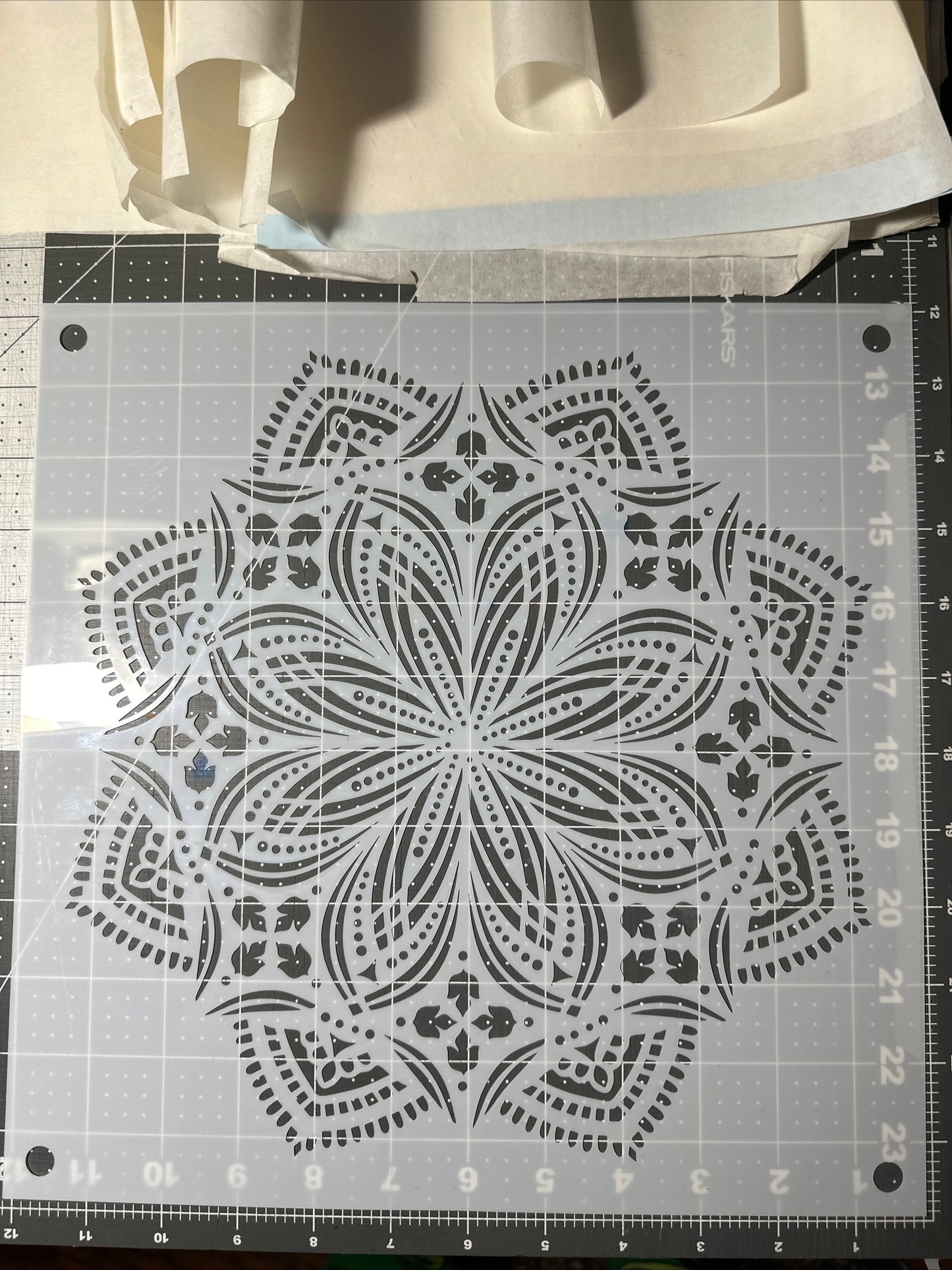 9pc MANDALA FULL SET 12” LG AIRBRUSH Custom Paint STENCILS Mylar Reusable Stencil