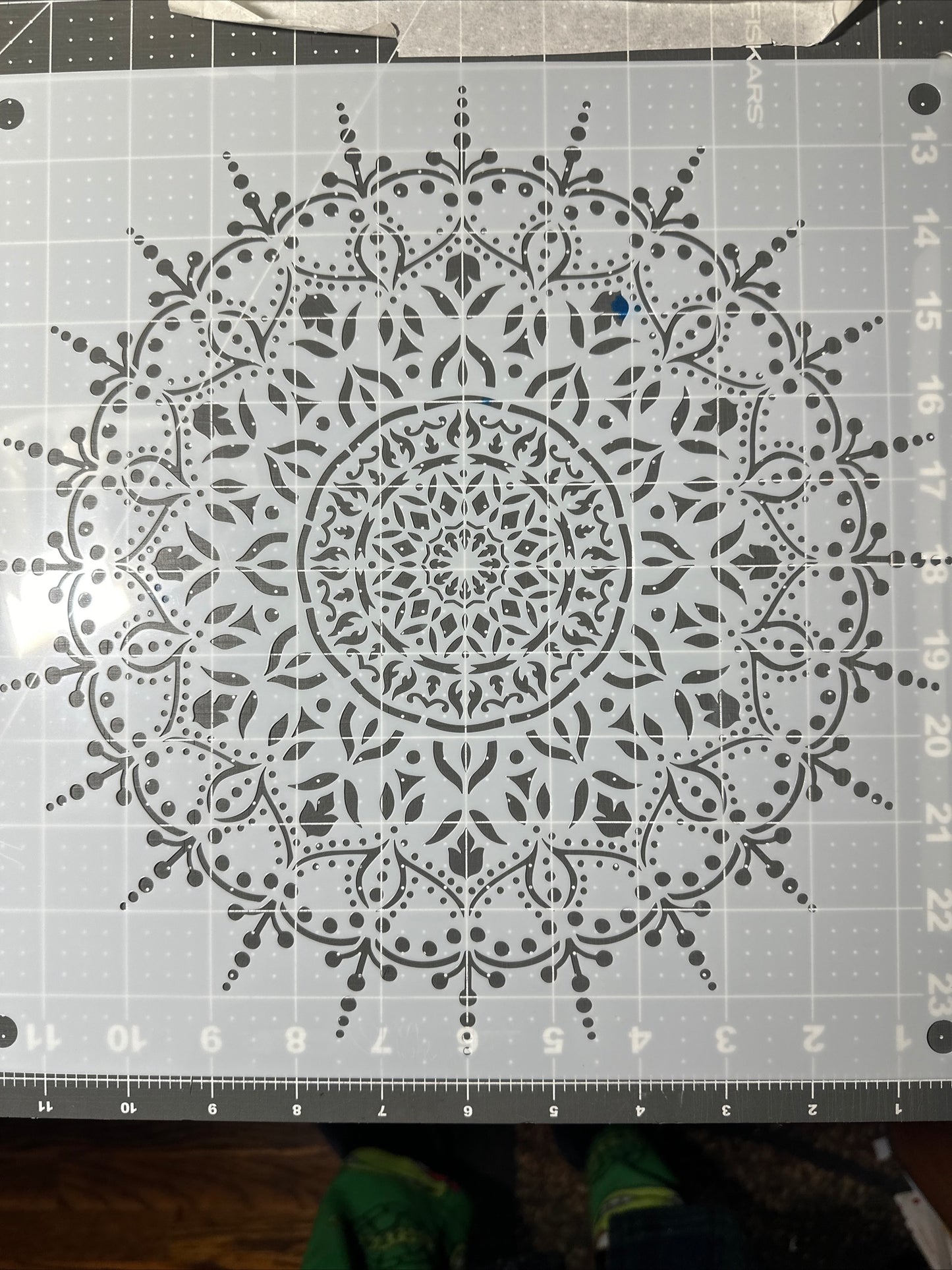 9pc MANDALA FULL SET 12” LG AIRBRUSH Custom Paint STENCILS Mylar Reusable Stencil