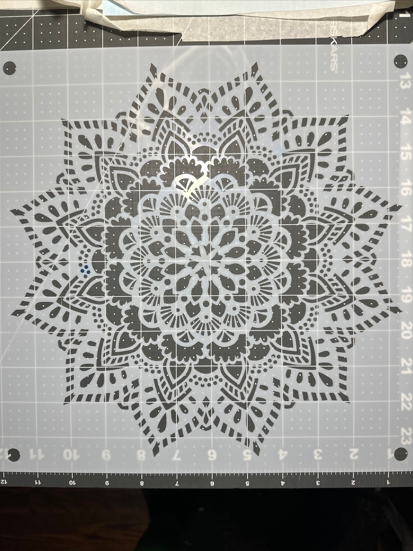 9pc MANDALA FULL SET 12” LG AIRBRUSH Custom Paint STENCILS Mylar Reusable Stencil