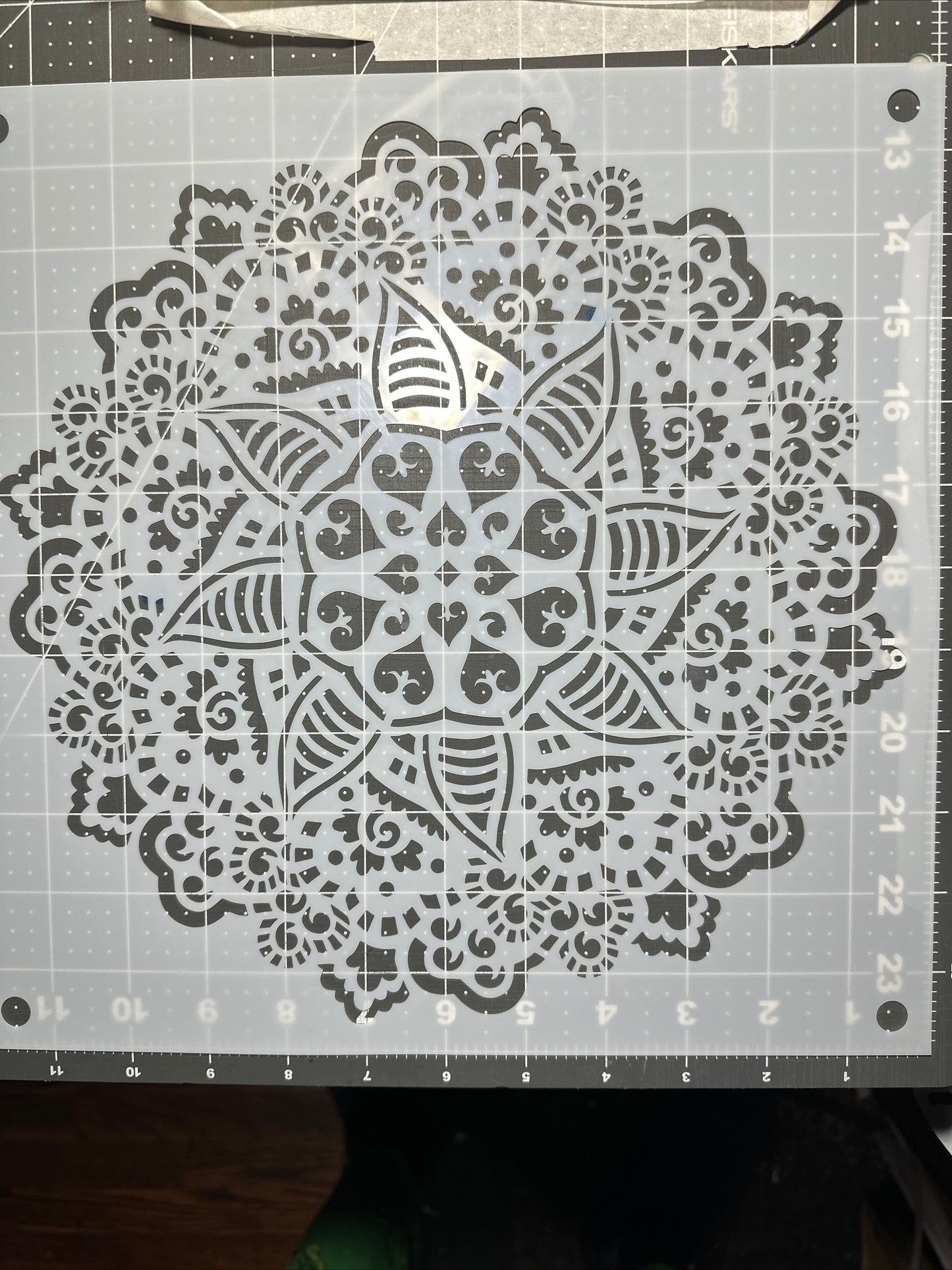 9pc MANDALA FULL SET 12” LG AIRBRUSH Custom Paint STENCILS Mylar Reusable Stencil