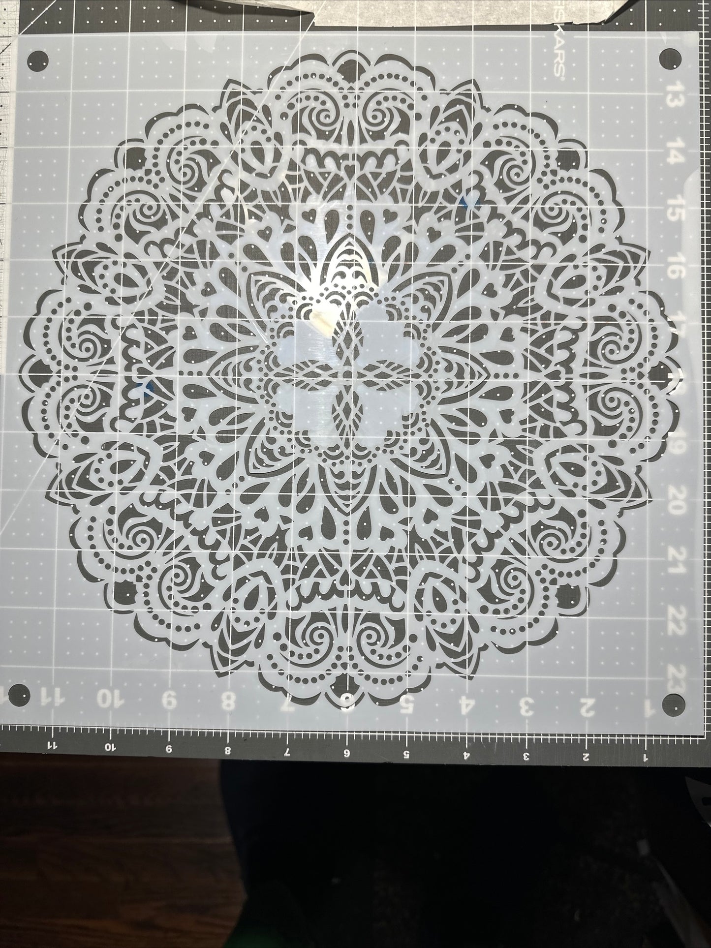 9pc MANDALA FULL SET 12” LG AIRBRUSH Custom Paint STENCILS Mylar Reusable Stencil