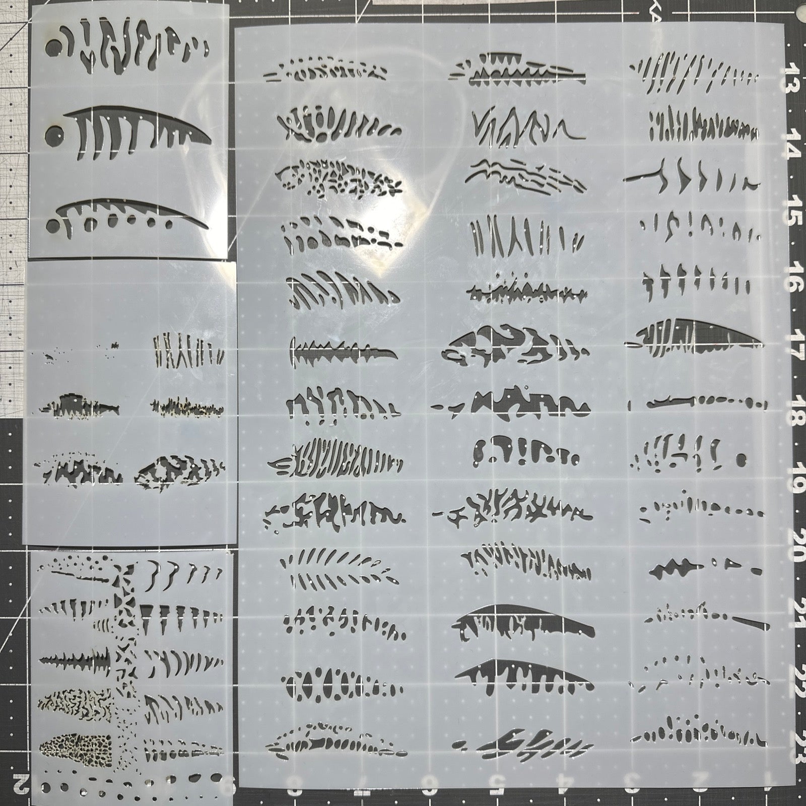 FISHING FISH LURE PAINTING 4pc SET AIRBRUSH Custom Paint STENCILS Mylar Reusable Stencil 60+ styles FISHING FISH LURE PAINTING 4pc SET AIRBRUSH Custom Paint STENCILS Mylar Reusable Stencil 60+ styles