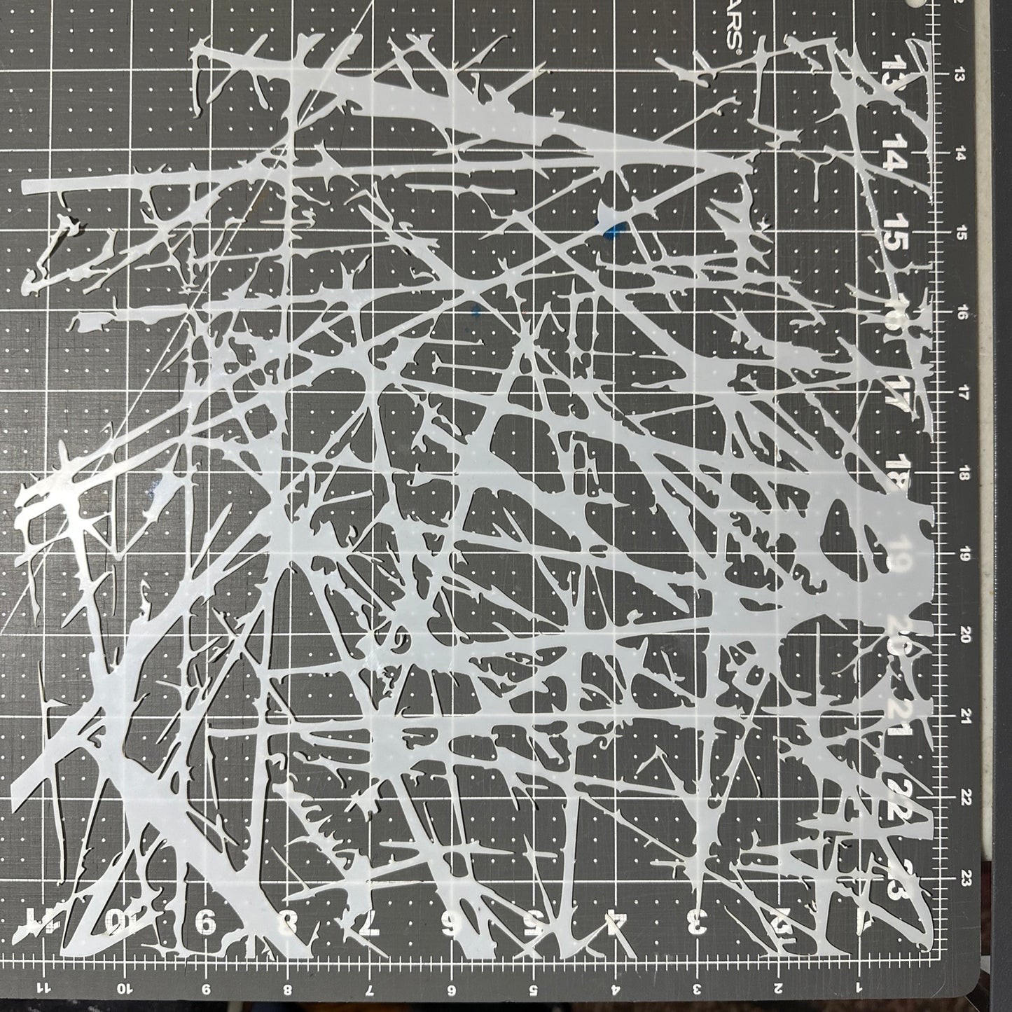 TATTOO GRUNGE SCRATCH texture background Airbrush Custom Paint Stencil Large 11.5” Mylar Reusable