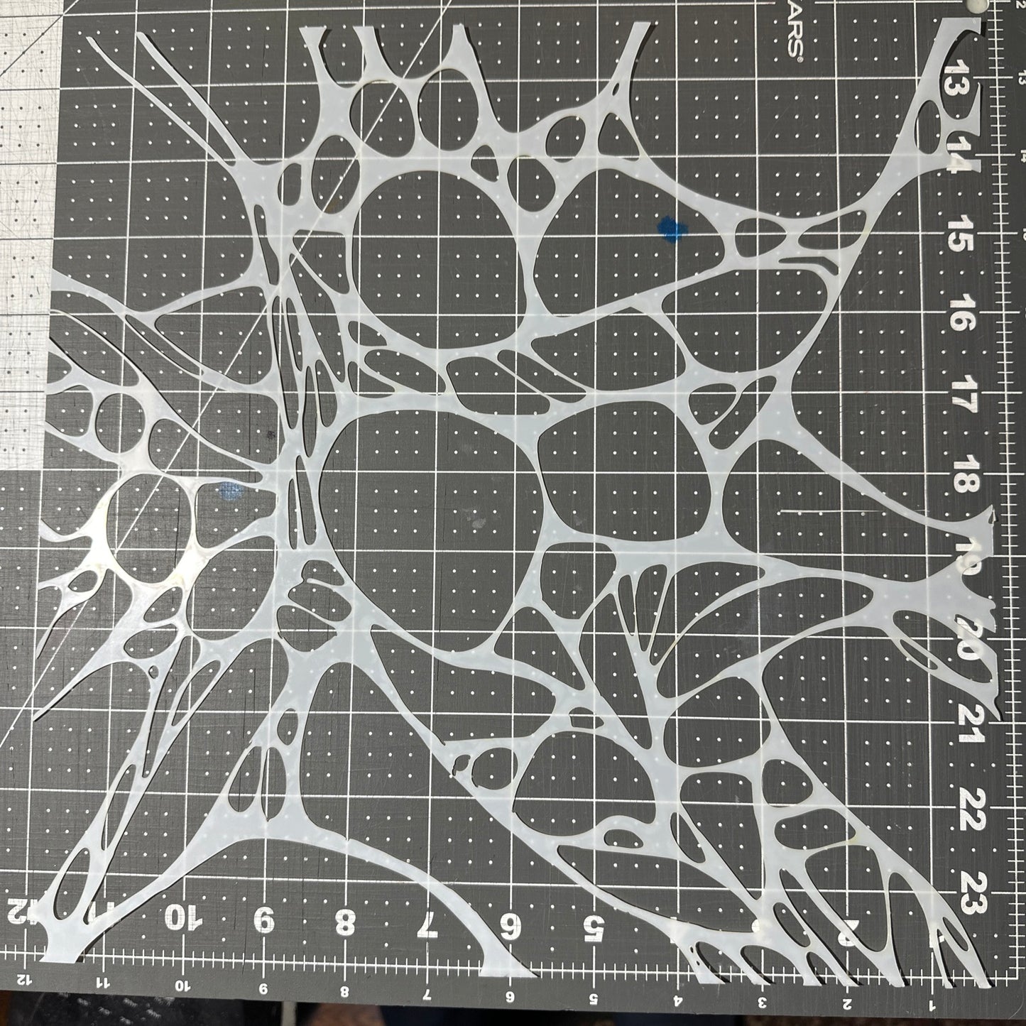 Stretched Membrane morphing Ooze Airbrush Custom Paint Stencil Large 12” Mylar Reusable