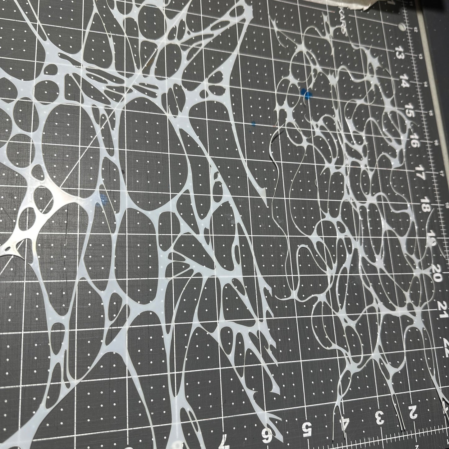 2pc Morphing Cell Slime Membrane Strings AIRBRUSH Paint STENCIL Mylar Reusable 10mil Template