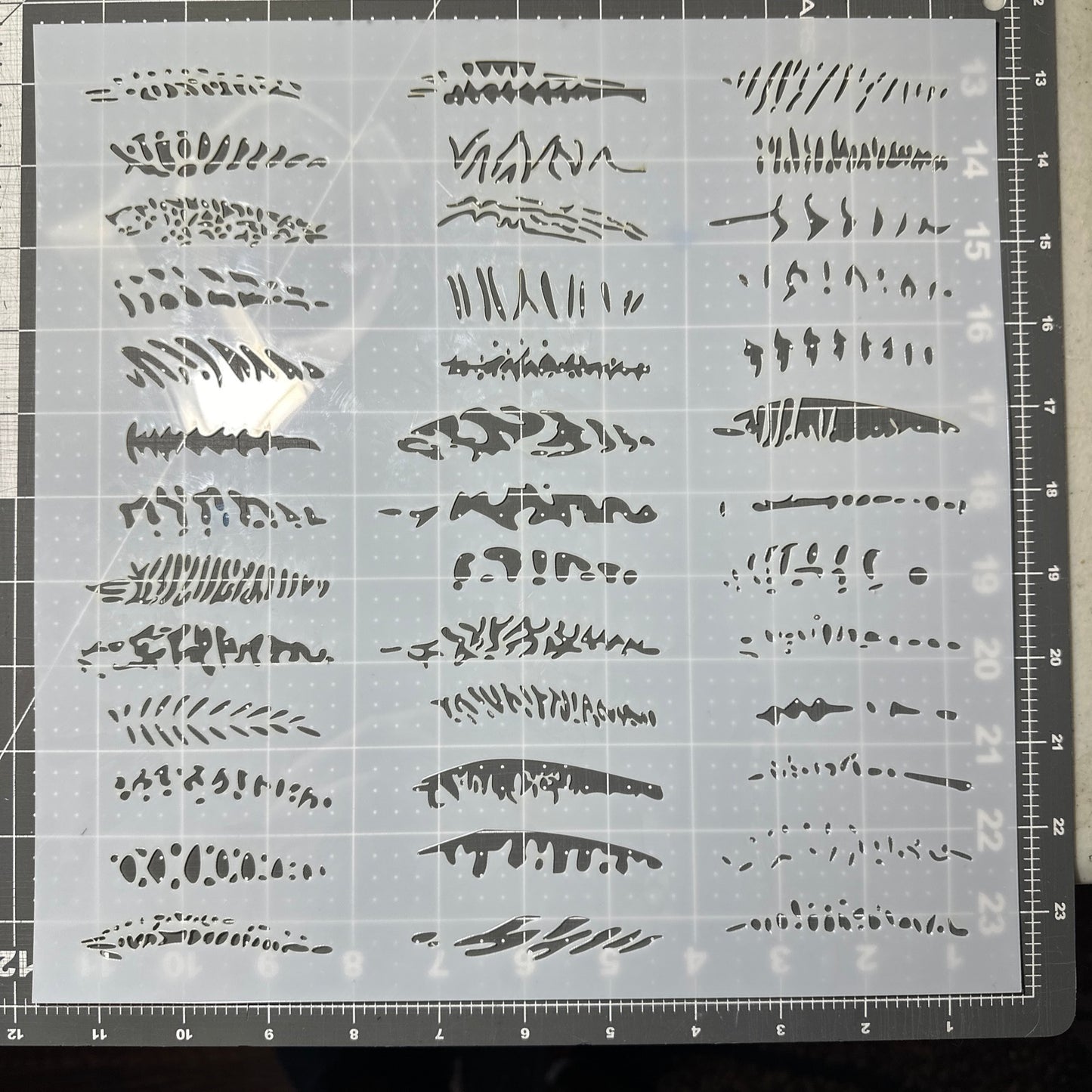 Med/Lg FISHING FISH LURE PAINTING 11.5” AIRBRUSH Custom Paint STENCIL Mylar Reusable Stencil 39 styles 2.75”-3”