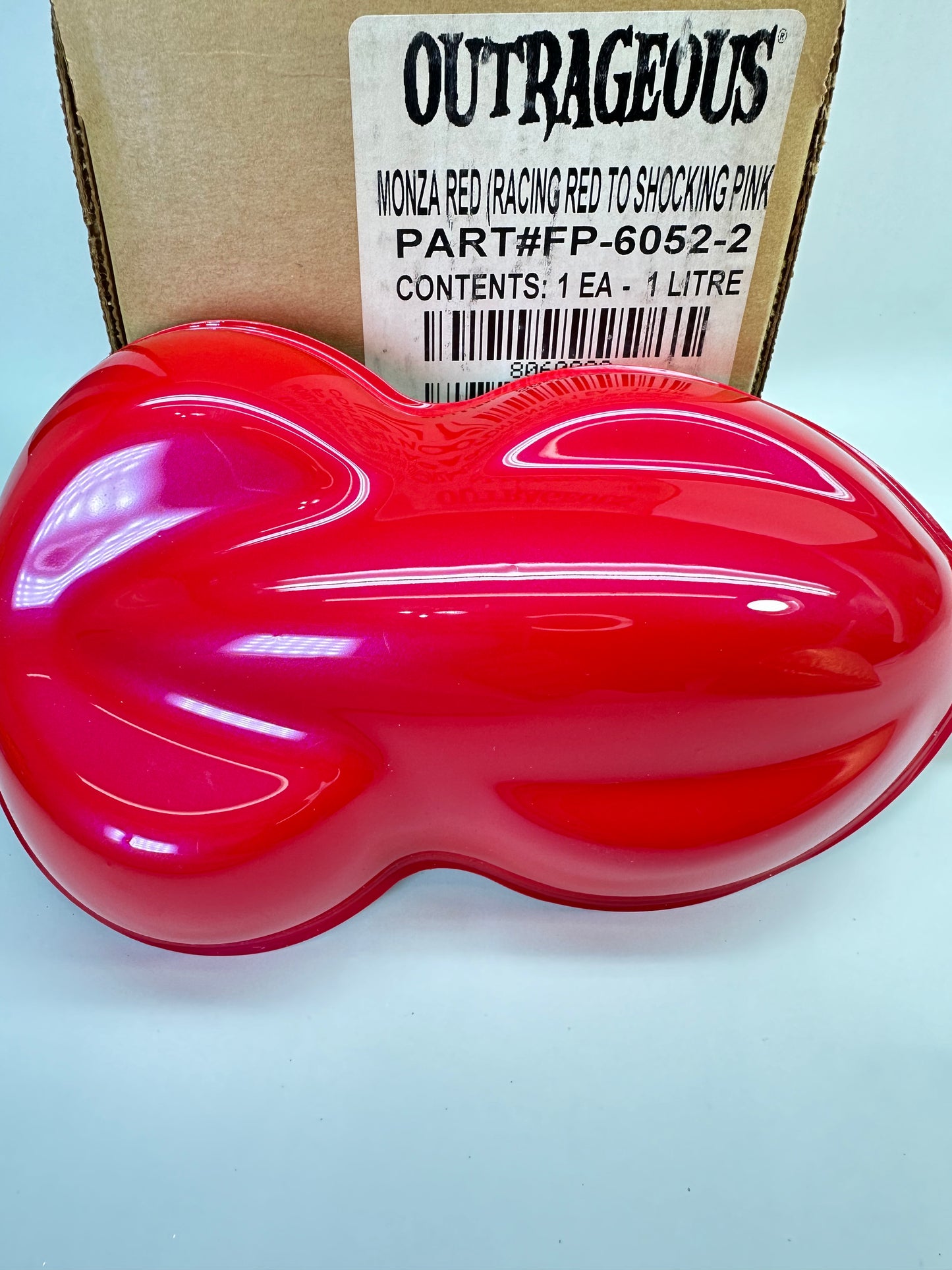 Outrageous MONZA RED PEARL basecoat 1:1 mix