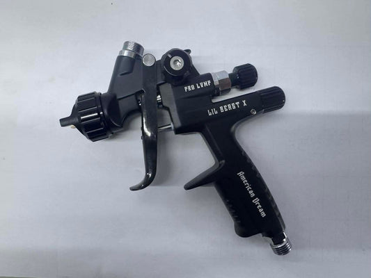 LIL BEAST X 0.8mm all NEW HIGH END MINI PAINT GUN SPRAYER , WITH METAL CUP