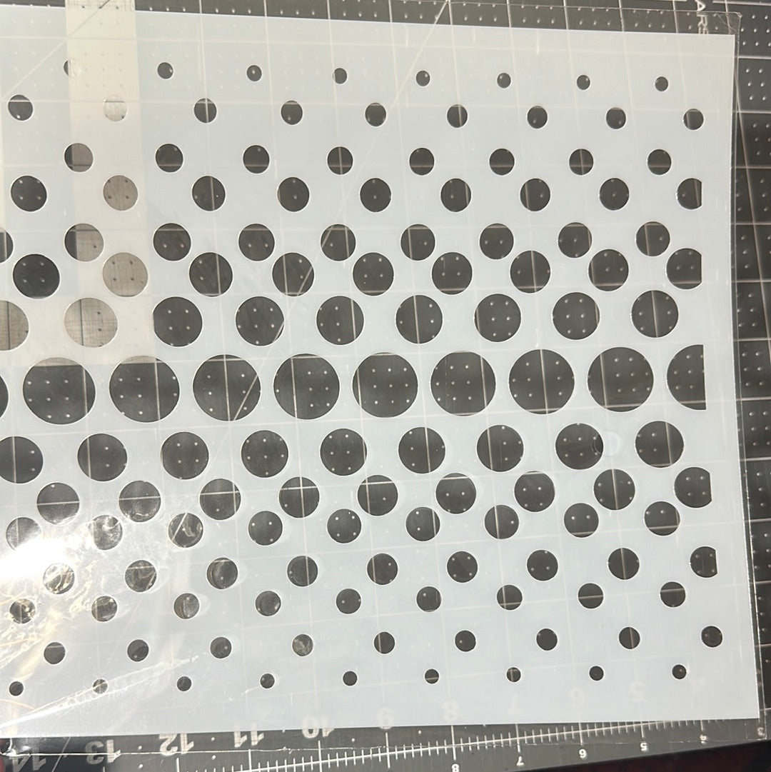 AIRBRUSH STENCIL Full 11x8 Sheet CIRCLES FADING Background Texture airbrush-stencil-full-11x8-sheet-circles-fading-background-texture