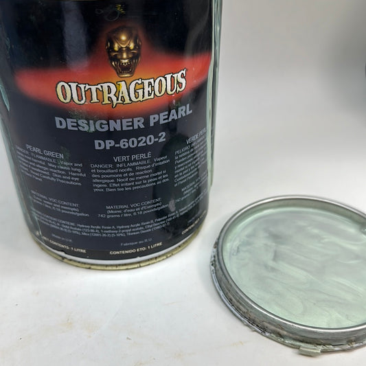 Outrageous PEARL GREEN GHOST PEARL, light green Tri-coat basecoat 1:1 mix