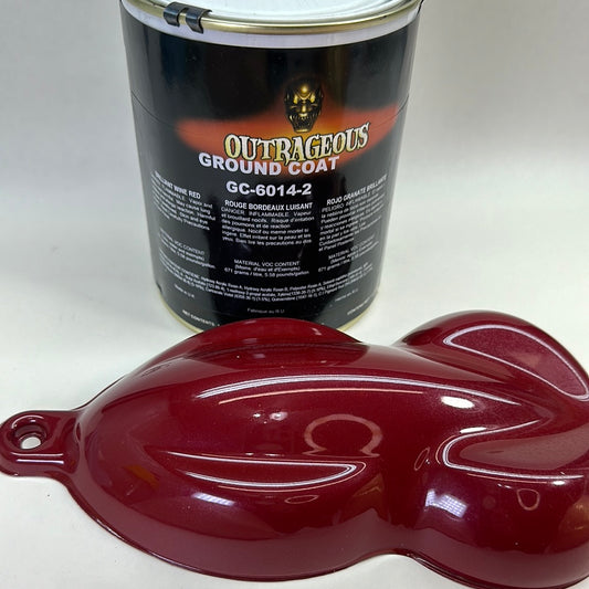 Outrageous Custom Paint WINE RED , brandywine , dark red basecoat