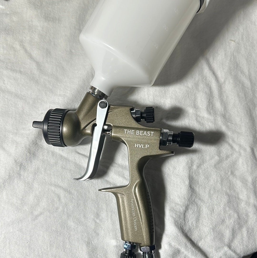 THE BEAST PAINT GUN SPRAYER 1.3mm HVLP for BASECOAT & CLEARCOAT