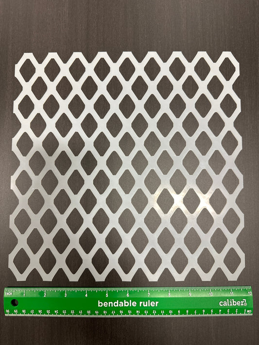 Thick Wire Grill Mesh AIRBRUSH Paint STENCIL Mylar Reusable