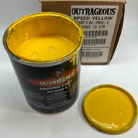 Outrageous Custom Paint SPEED YELLOW, bright yellow basecoat