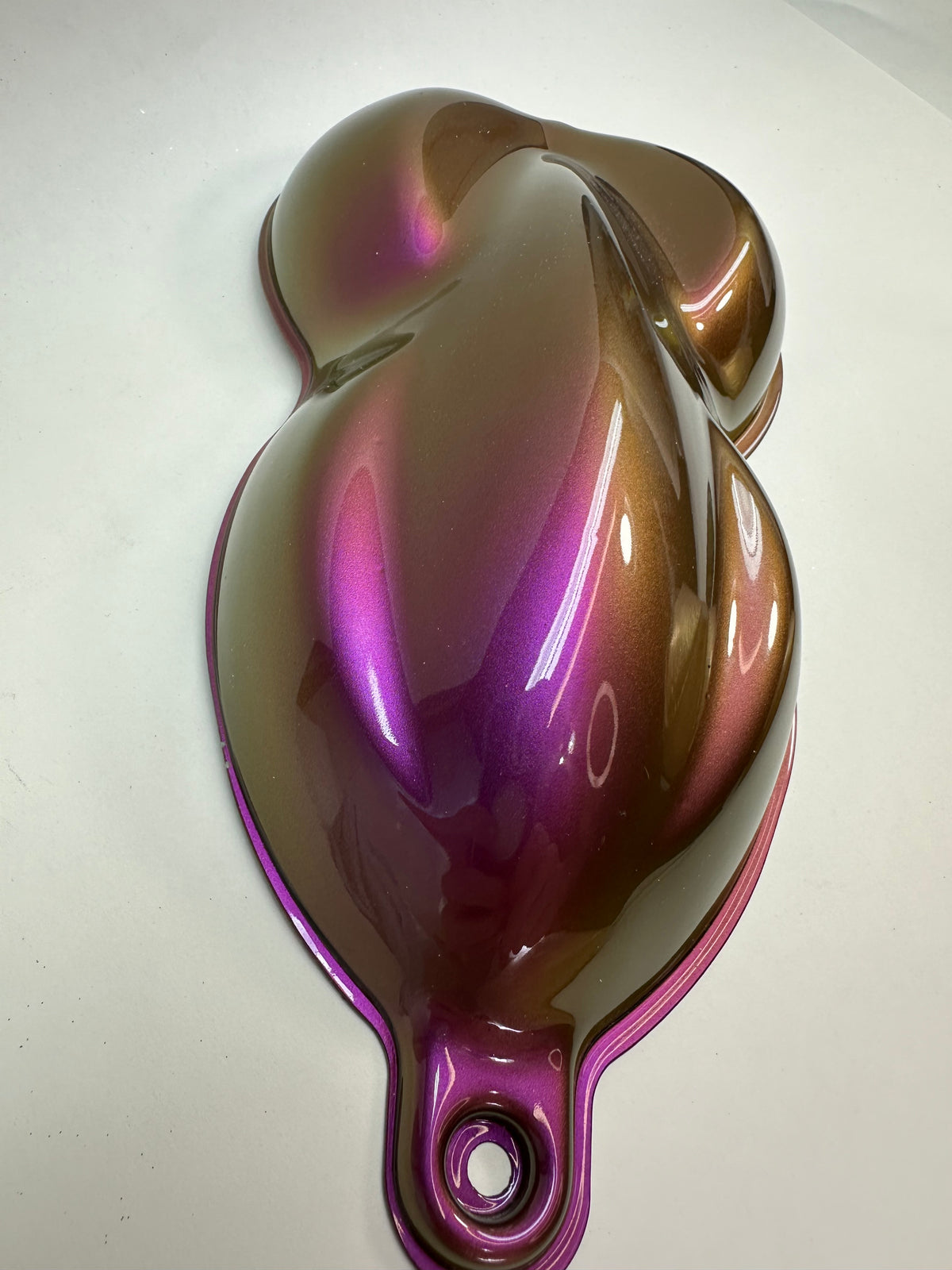 OUTRAGEOUS PURPLE TO GOLD FLIP FLOP PEARL basecoat 1:1 mix