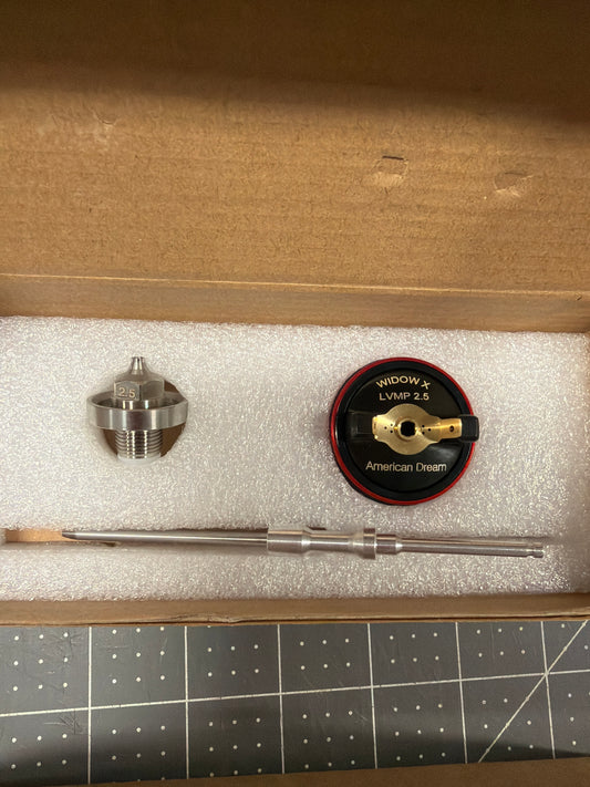 WIDOW X  Needle / Nozzle / Cap KITS all sizes 3 pc kit 1.3 1.4 1.7 2.0 2.5mm tips