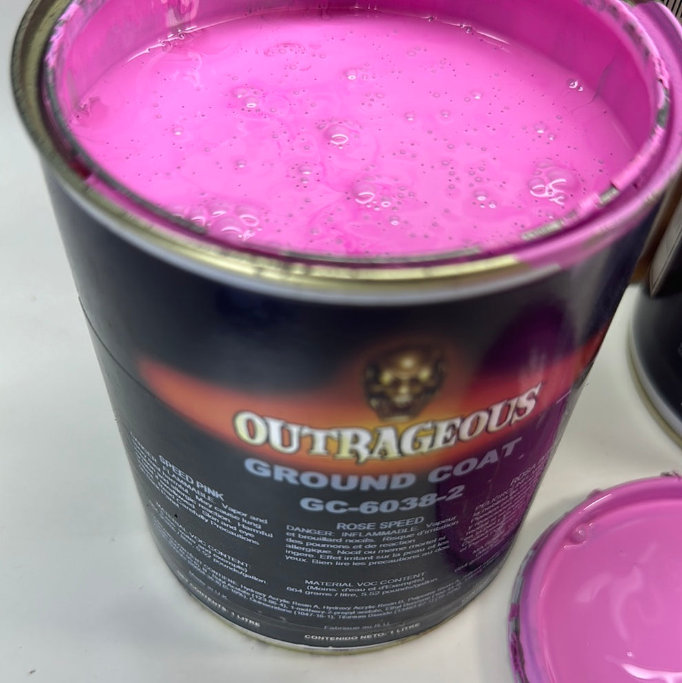 Outrageous Custom Paint SPEED PINK BRIGHT PINK BABY PINK 1:1 basecoa